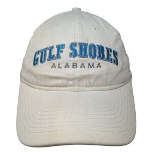 Gulf Shores Alabama Strapback Baseball Cap Beige OS Adjustable Alvin's Island